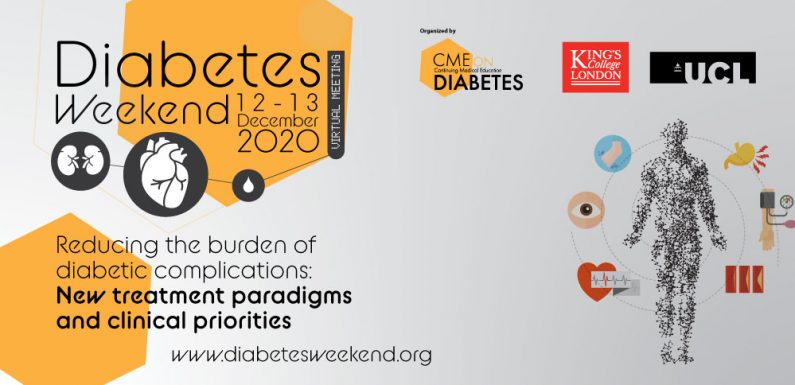 Diabetes Weekend’20 – Reducing the burden of diabetic complications: New treatment paradigms and clinical priorities